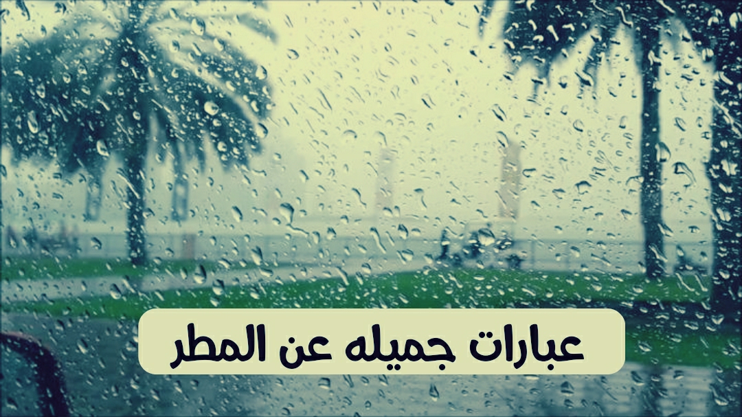 عبارات عن صوت المطر تويتر