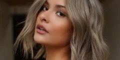 موديلات قصات شعر كاريه مدرج متوسط الطول