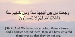 تجربتي مع وجعلنا من بين أيديهم سدا ومن خلفهم سدا
