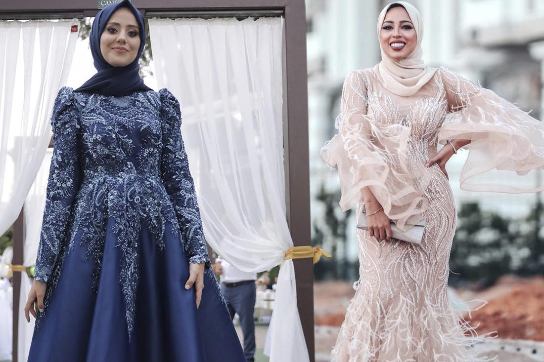موديلات فساتين سهرة للبنات 15 سنة محجبات