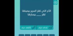 الام التي تهز السرير بيمينها تهز ماذا بيسارها