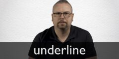 underline style تعني