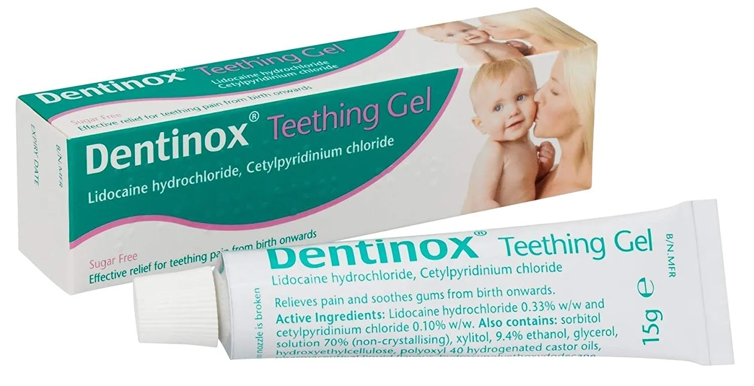 كم جرعة دواء dentinox لحديثي الولادة