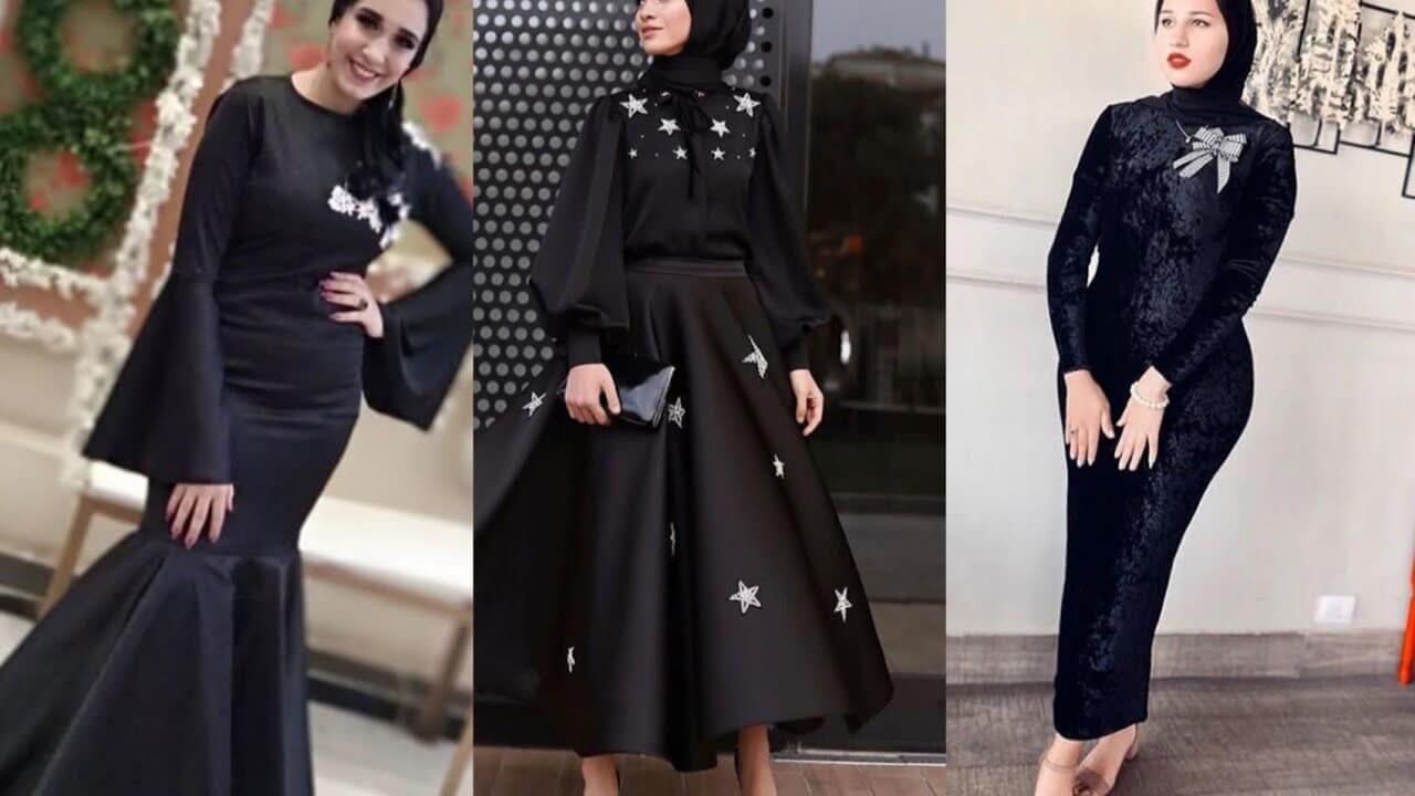 موديلات اكمام فساتين محجبات مميزة